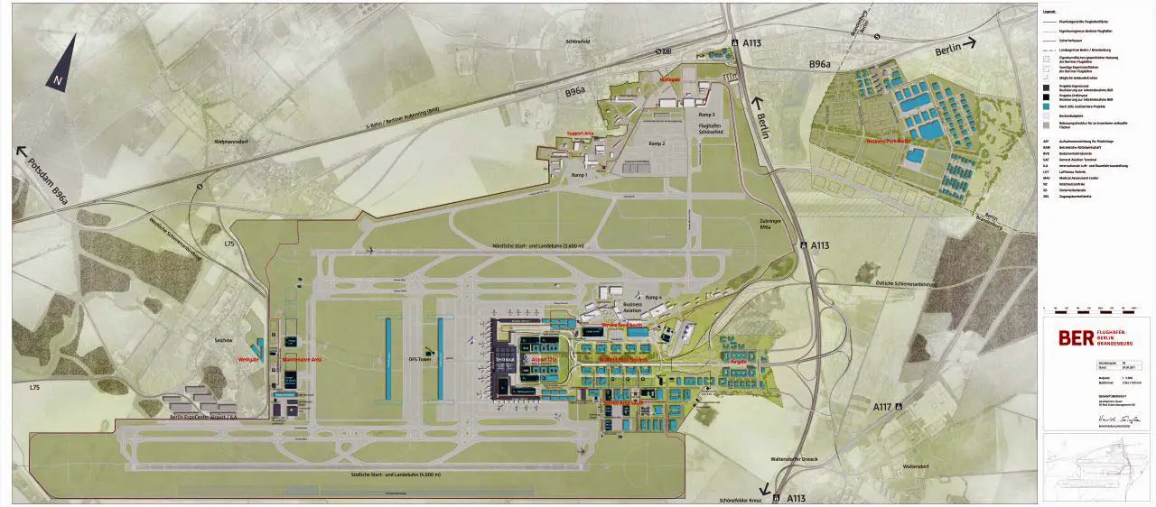 berlin airport map