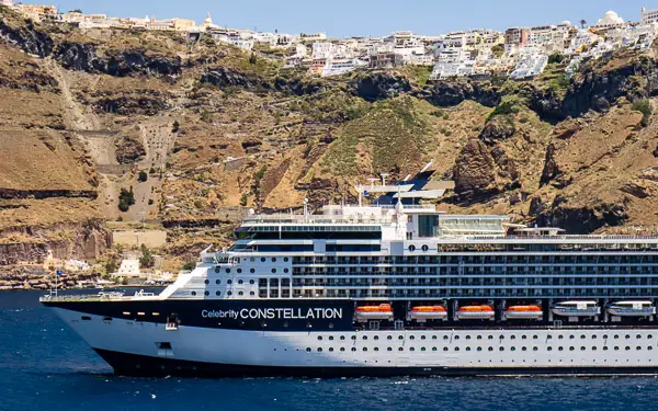 CELEBRITY CONSTELLATION in Santorini, Greece