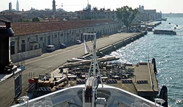 San Basilio pier from L'Austral