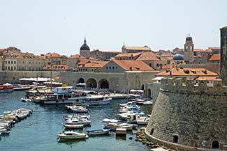 Fortress and Old Harbor in Dubrovnik
