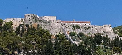 Spanish Fortress in Hvar, Croatia