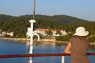 Departure from Pomena, Mljet