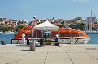 L'AUSTRAL tender in Trogir, Croatia