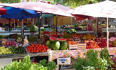 Market stall in Trogir