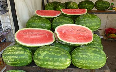 Watermelons in Trogir, Croatia