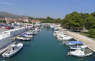 Canal in Trogir, Croatia