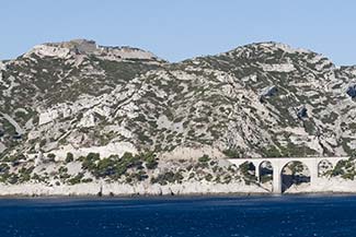 Approaching Marseille by sea