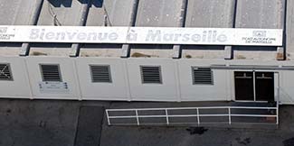 Marseille cruise terminal entrance