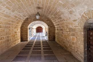 Tunnel in Almudaina Palace - Palma de Mallorca