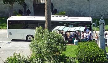 Civitavecchia port shuttle bus