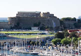 Priamar Fortress from Savona cruise port