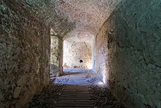 Priamar Fortress entrance tunnel