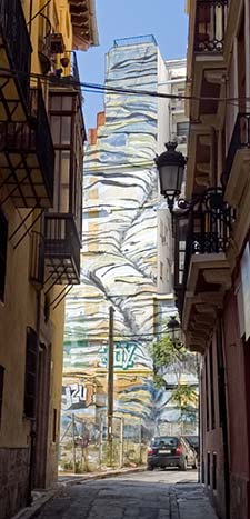 Valencia camouflage mural