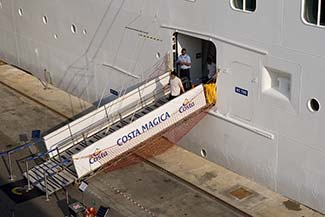 Gangway on COSTA MAGICA