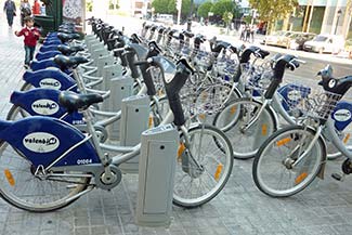 Valencia bike-sharing station