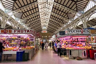 Main aisle - Mercat Central Valencia