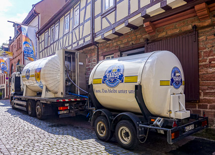 Brauhaus Faust beer trucks