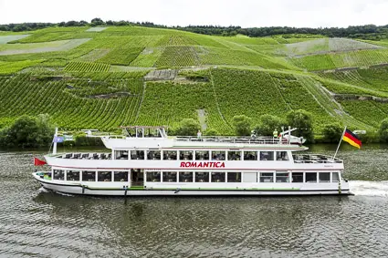 Sightseeing boat on Moselle River