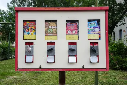 Candy vending machine in Erlangen, Germany