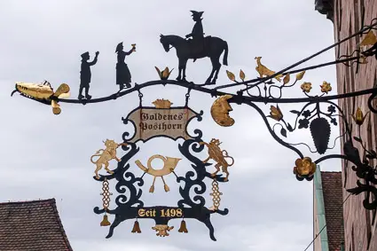 Goldenes Posthorn sign, Nuremberg