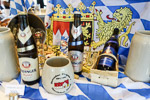 Beer display at Bavarian Lunch