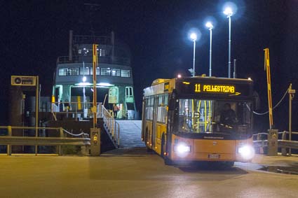 Bus and Malamocco Car Ferry