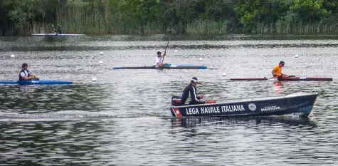 Boat race on Lago Inferiore, Mantua