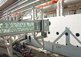 MSC boarding bridge - Venice