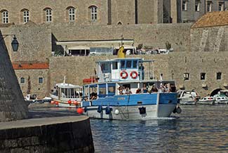 Dubrovnik excursion boat