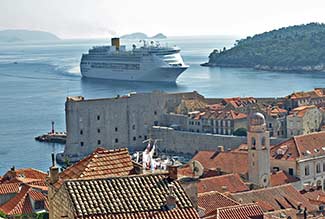 Costa Victoria in Dubrovnik Croatia