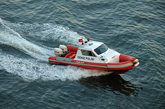 Izmir police boat