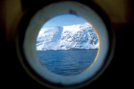 NCV - Hurtigruten porthole photo