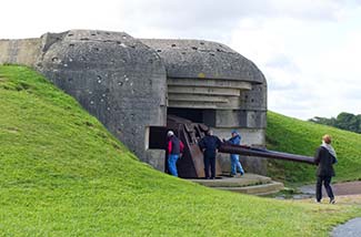 Gun emplacements near Arromanches