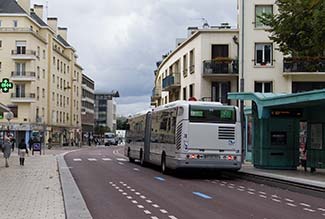 Bus rapid transit in Rouen, France
