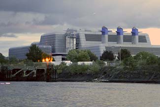 SNVE Vesta solid waste-fueled power plant in Rouen, France