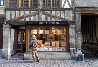 Art gallery in Rouen, France