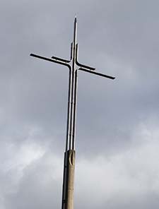 Cross where Joan of Arc was burned at the stake