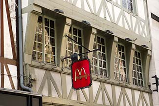 "World's oldest McDonald's" in Rouen