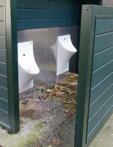 Public urinals in Caudebec-en-Caux