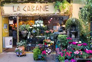 Florist's shop in 15th Arrondissement, Paris