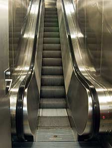 MS ROTTERDAM galley escalator