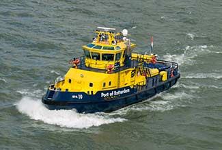 Port of Rotterdam boat