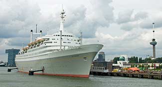 ss Rotterdam with Euromast