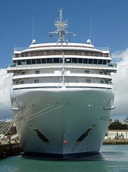 Bow view of SILVER SPIRIT