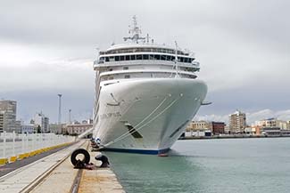 SILVER SPIRIT in Port of Cadiz