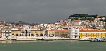 Central Lisbon from Silver Spirit