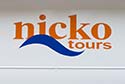 Nicko Tours logo on BELLISSIMA