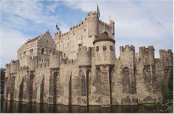 Gravensteen, Ghent, Gent, Flanders, Belgium