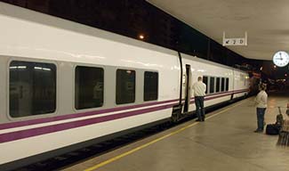 Lisbon-Madrid night train photo