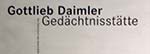 Gottlieb Daimler Gedchtnissttte sign